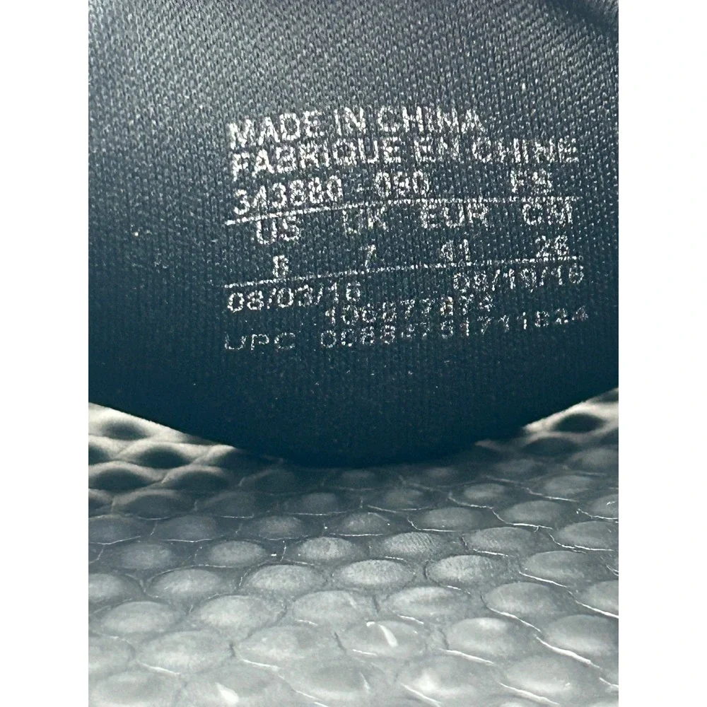 Nike Benassi JDI Black White Slide Sandals 343880-090 Mens 8 Womens 9.5